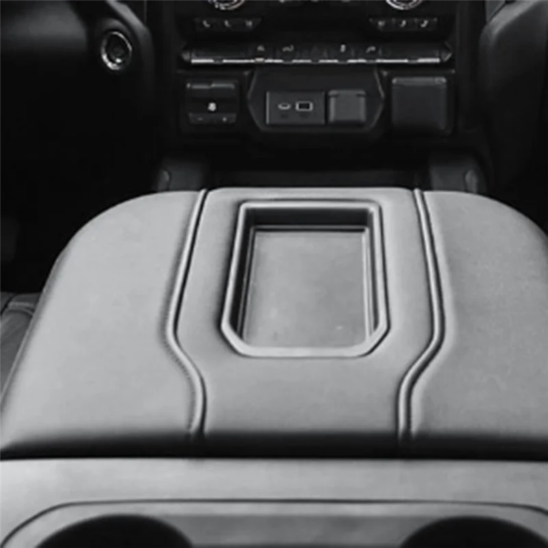 

A20K-Car Front Seat Armrest Box Cover Central Control Armrest Box Panel 22881398 For Silverado 2014-2020