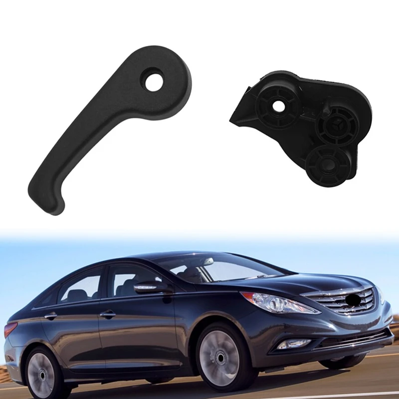 81180-2B000 81181-2B000 Car Hood Bonnet Lock Catch Replacement Handle&Base For Hyundai Sonata 11-19 Kia Optima 11-16