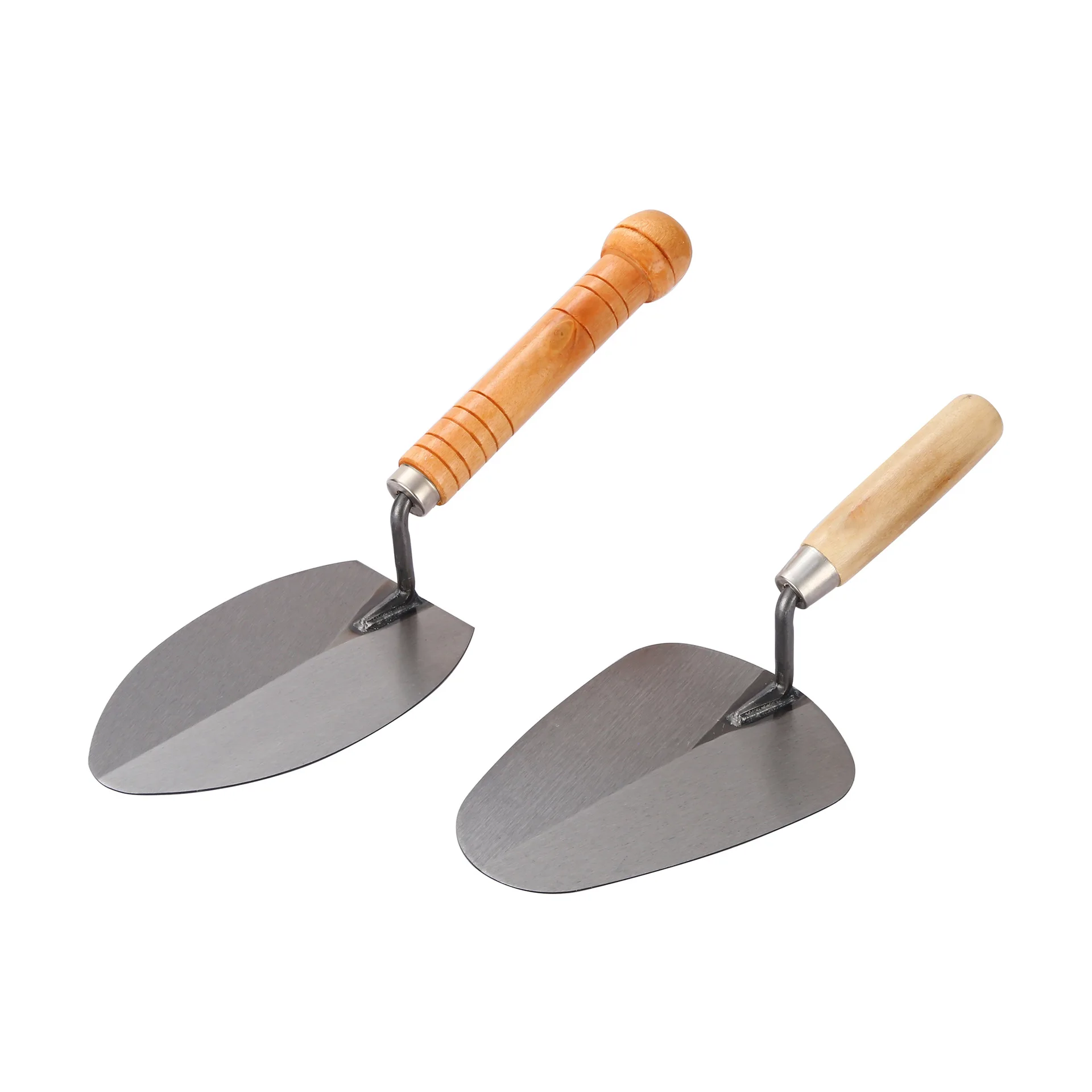 Bricklaying Jointing Edge Trowels Set Carbon Steel with Wooden Handle for Professional Masonry and Plastering Work