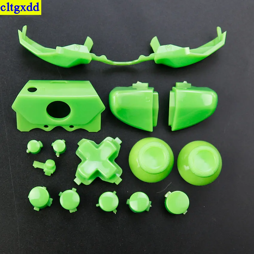 Cltgxdd Xbox One 엘리트 컨트롤러 범퍼 트리거 단추, 교체 D-패드 LB RB LT RT 단추 키트, 1 세트