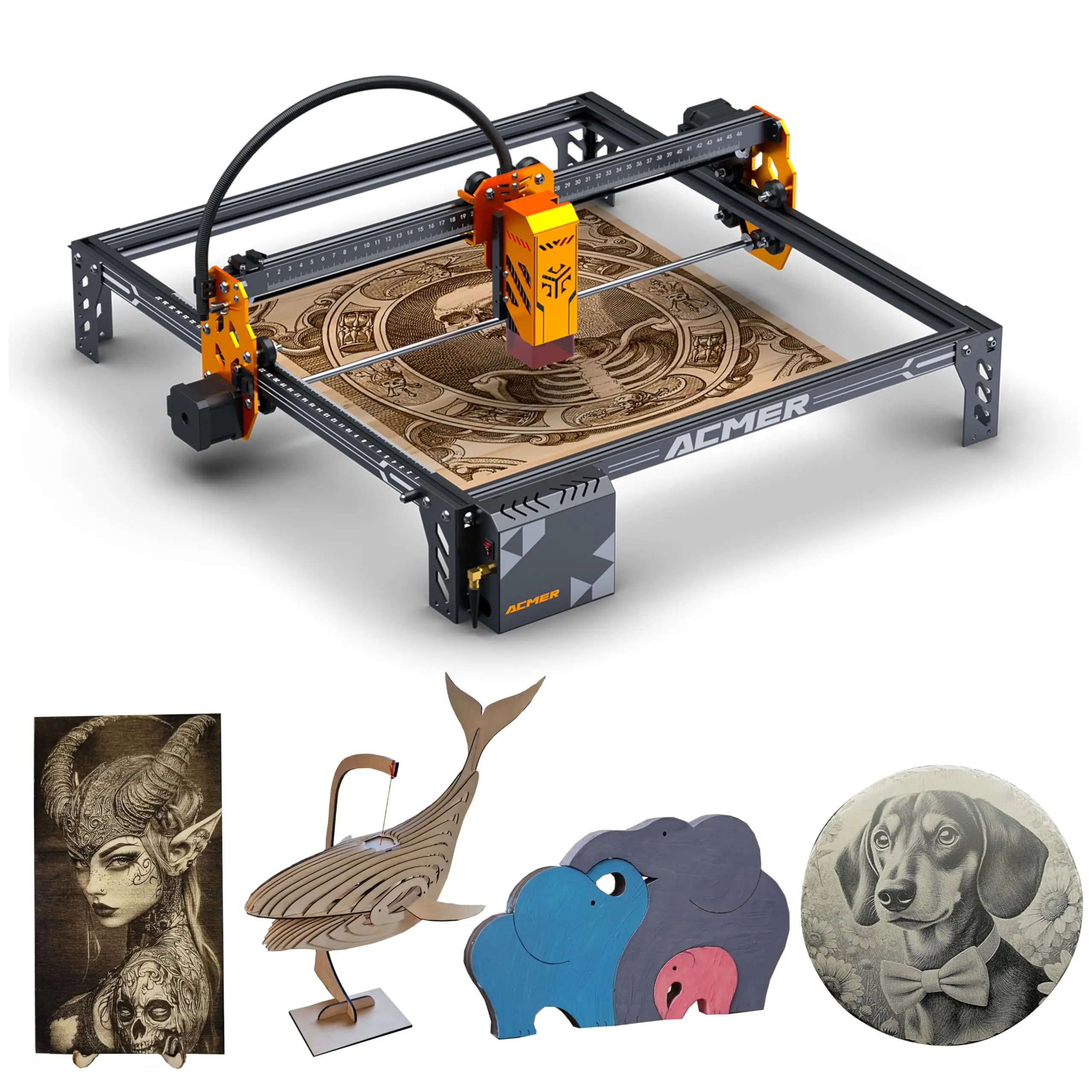 

Acmer P1 S Pro 6w 6000mW Laser Engraving Cutting Machine Ultra-fine 10000mm/min Laser Engraver Class4