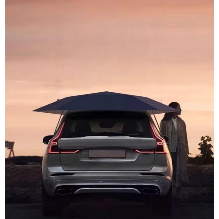 Automatic Roof Shade Cover Car Umbrellas with Remote Control Awning for Car  Mobile Folding Car Carport Canopy UV Protect
