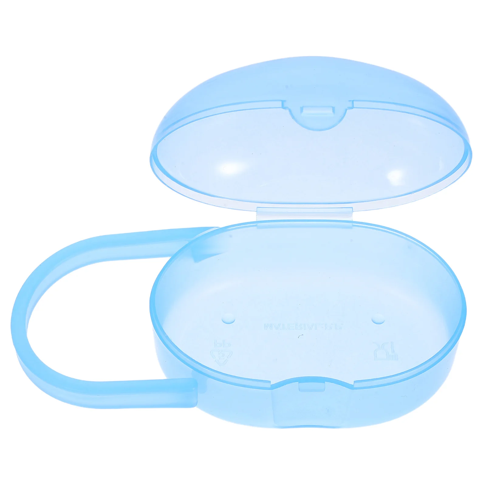 

Holder Storage Case Portable Pp Plastic Baby Pacifier Box With Handle Travel Organizer Container On-The-Go Drop-Resistant