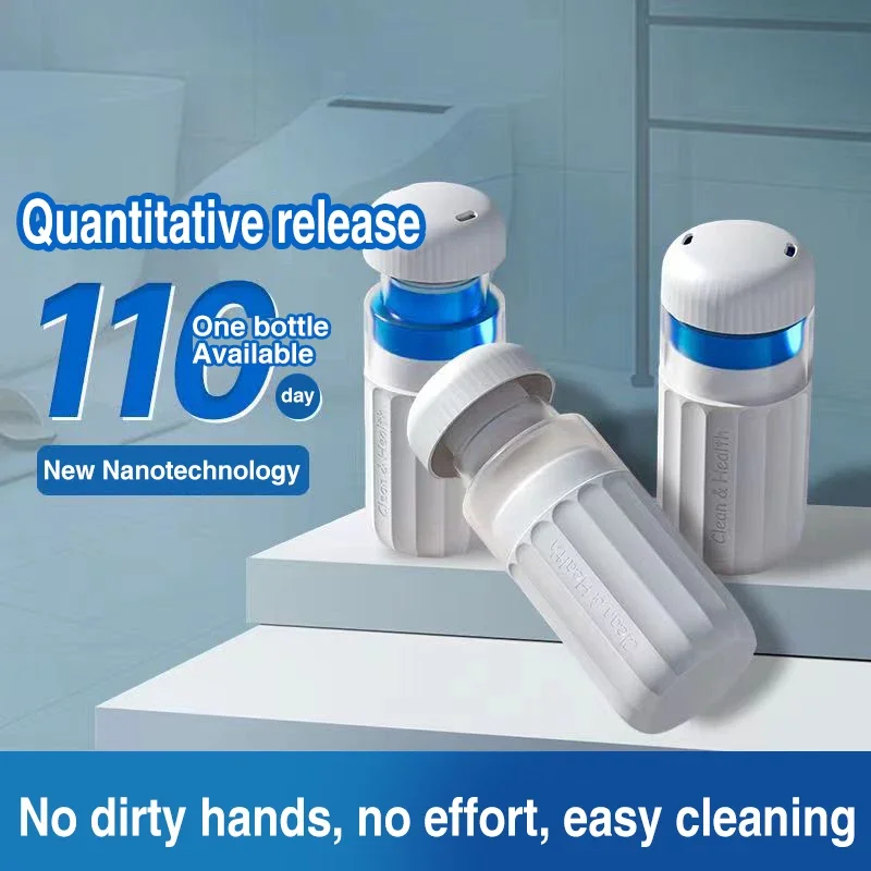 Automatic Toilet Cleaner, Cleaning Agent, Toilet Bowl Cleaner, Powerful for Removing Urine Stains, Deodorizing Liquid