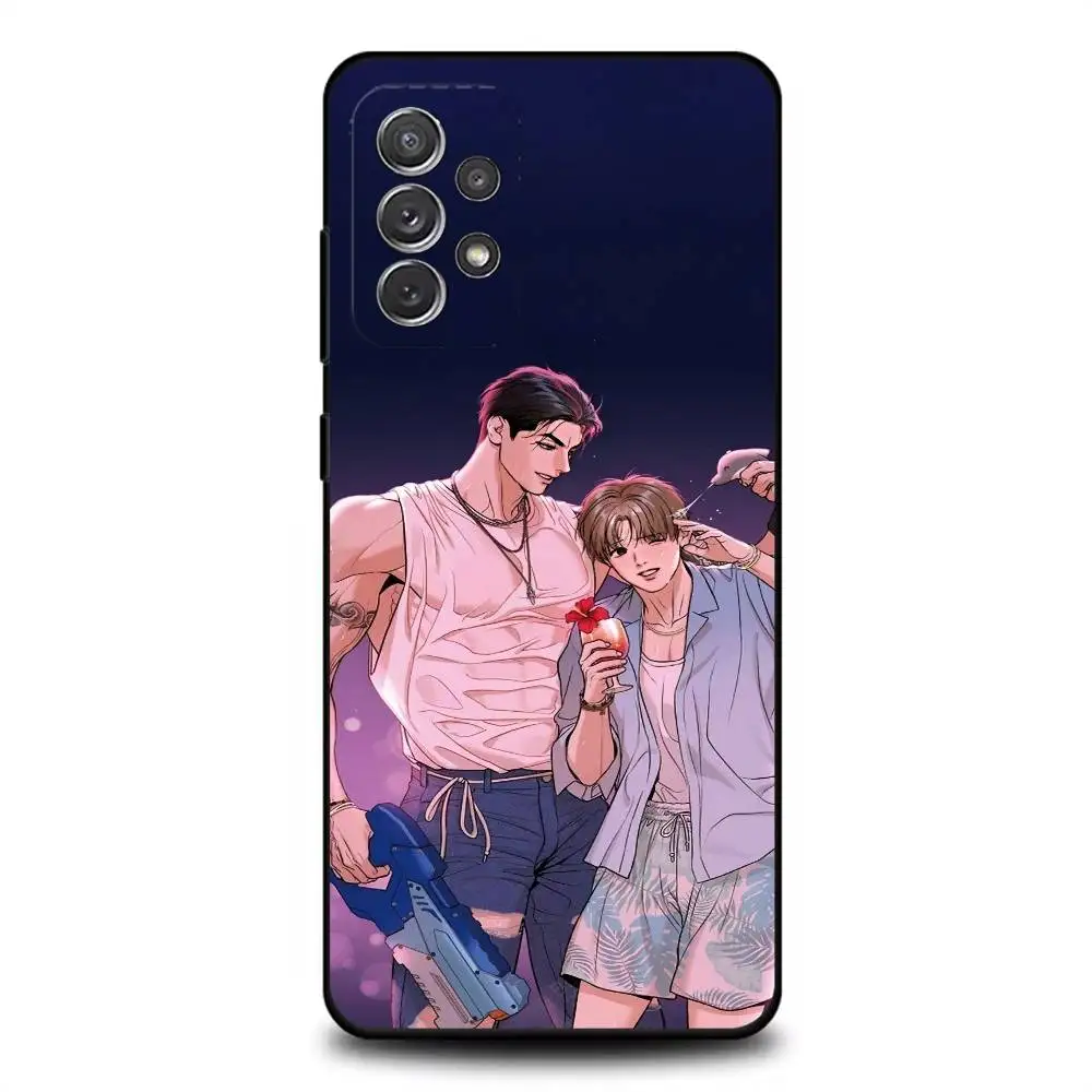 حافظة هاتف J-Jinx Jaekyung K-Kim D-Dan لهاتف سامسونج S 25,24,23,22,30,21,10,9,Ultra,Plus,Lite,FE,4,5G حافظة ناعمة سوداء #3