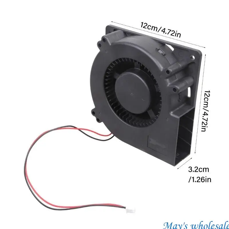 حساسة 12 فولت 12032 منفاخ مروحة 3600 دورة في الدقيقة 40CFM تبريد للطابعة ثلاثية الأبعاد خادم الكمبيوتر 448A #6