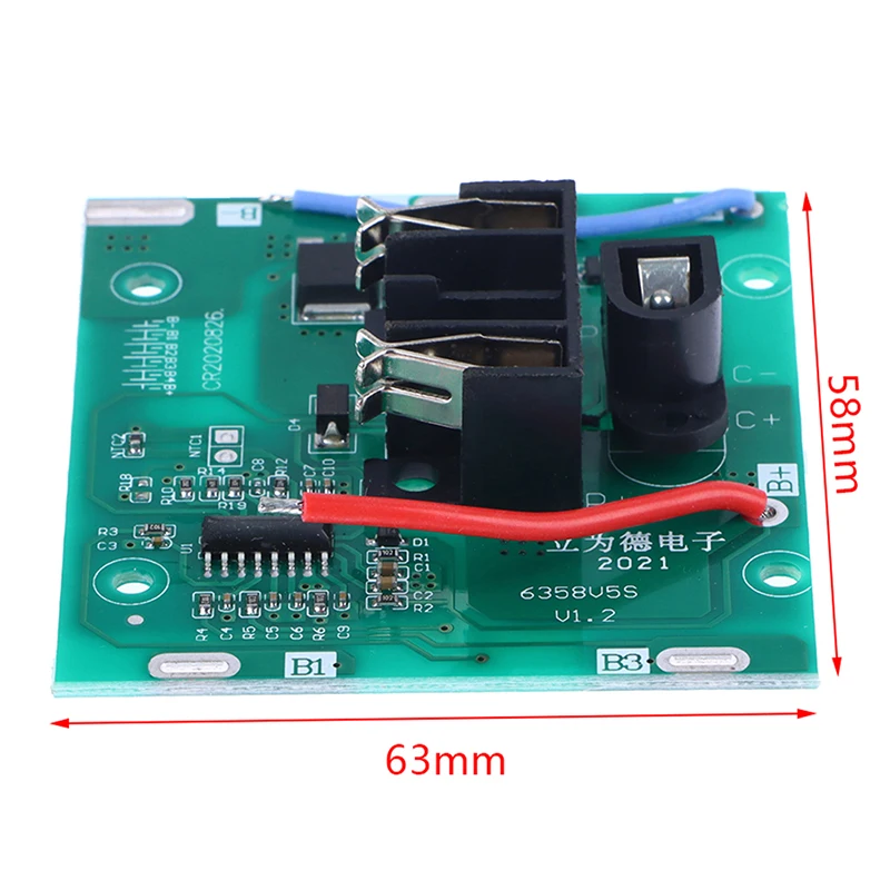 Hot PCBA 2Mos Board 3.7v PCBA 2Mos Hand Electric Drill Accessories 5s Bms 21V 20A Li-Ion Lithium Battery Pack