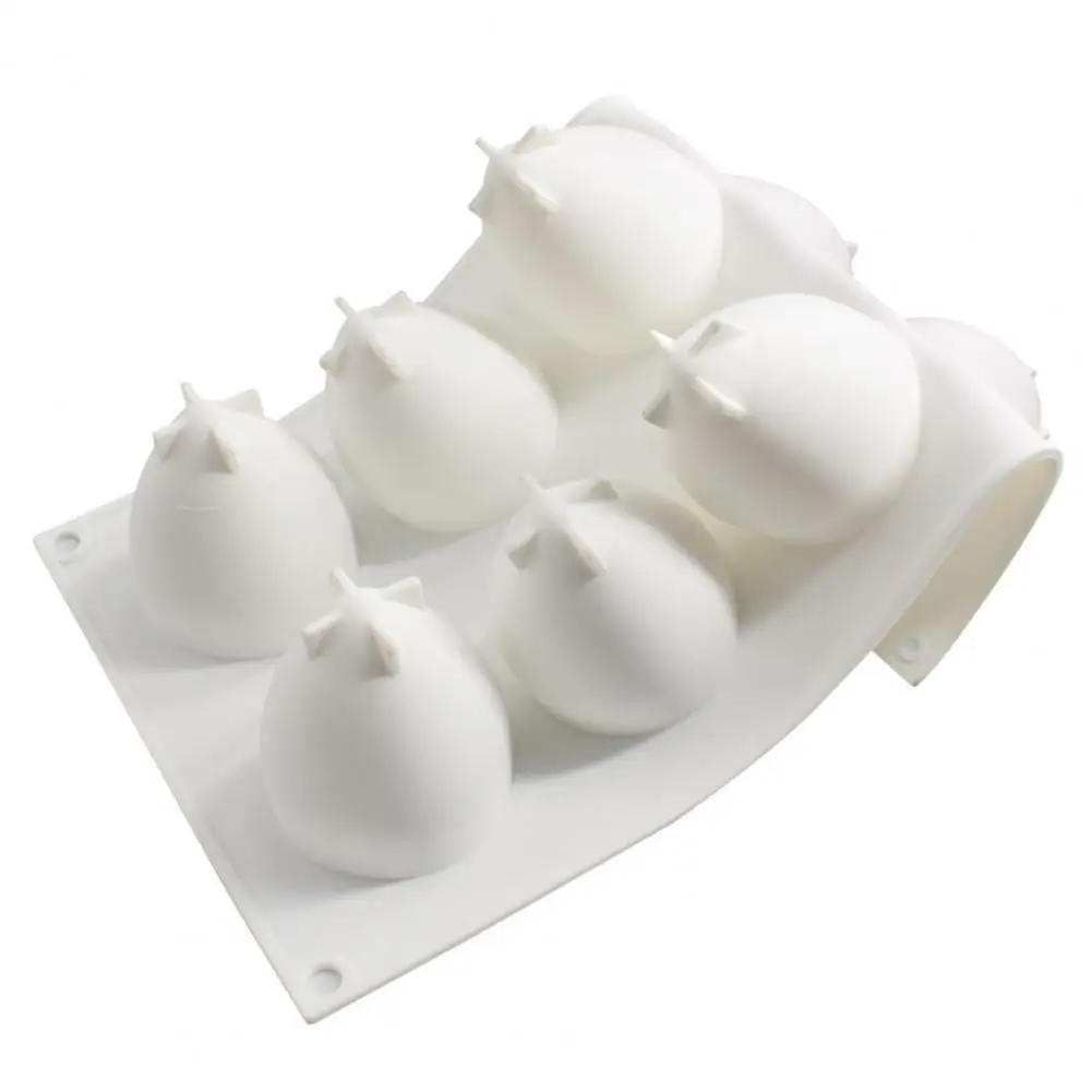 Residue-free Baking Mold Strawberry Silicone Baking Mold Food Grade Candy Chocolate Mould Easy Release Diy Cake Decorating Tool