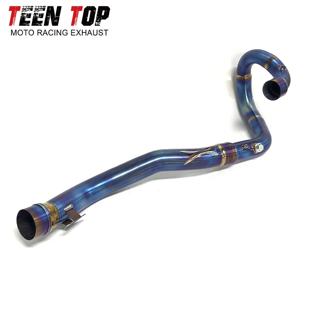 Titanium Alloy For KTM 250/350 EXC-F 350 XCF-W Exhaust Pipe 50.5mm Offroad Bike Exhaust Front Link Pipe 350exc-f 2020-2023 - view 6