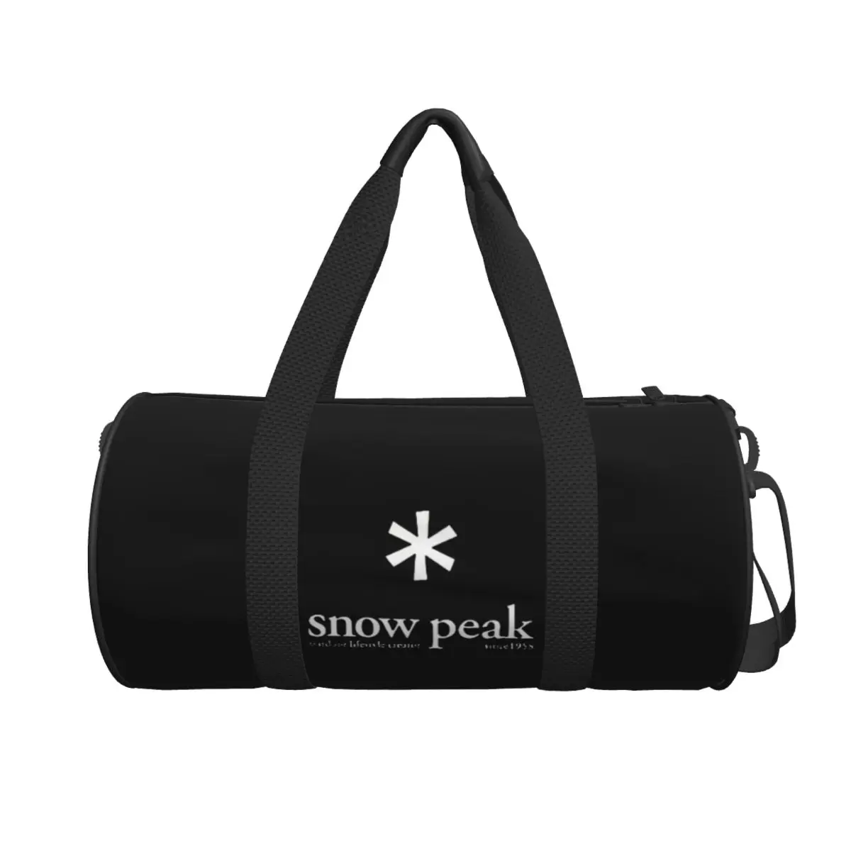 Snow-Peak Round Large Capacity Travel Duffel Bag, Handheld travel bag, lightweight storage luggage bag