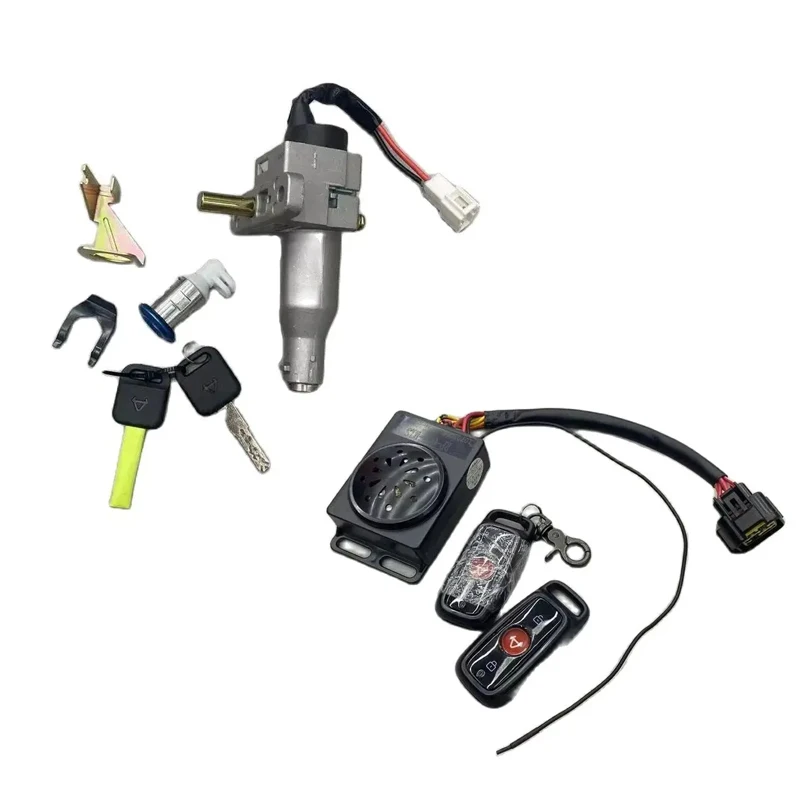 Switch Power Lock Kit Steering Lock Mechanical Electronic Lock and Remote Control Alarm Keylock For Niu N1 N1S NQI Set