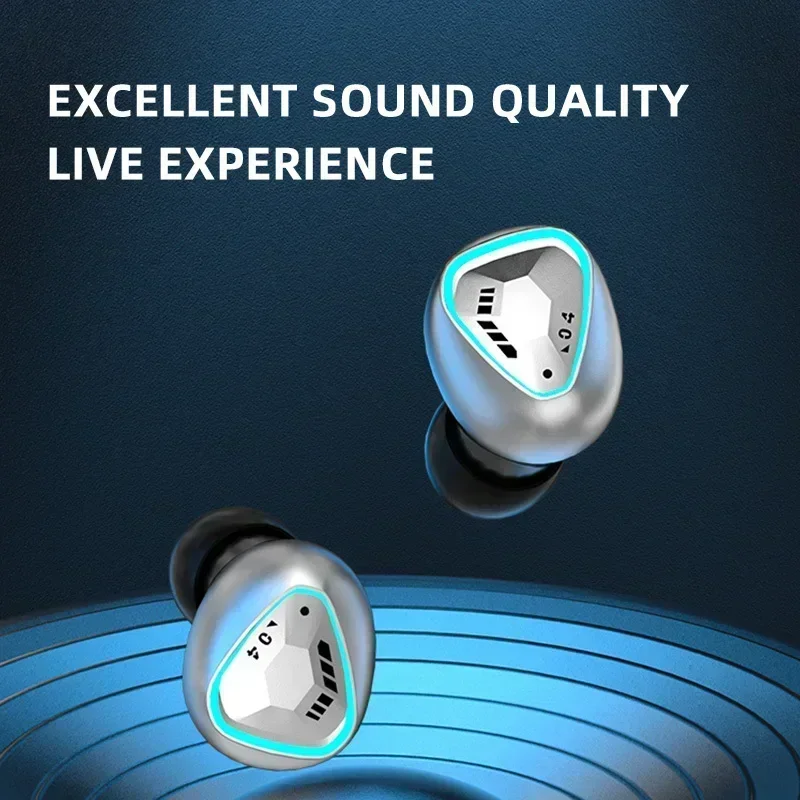 

Touch Control Earbud Wireless Headphones TWS Mecha Bluetooth Gaming Headset Low Latency In-Ear Noise Reduction Earphones