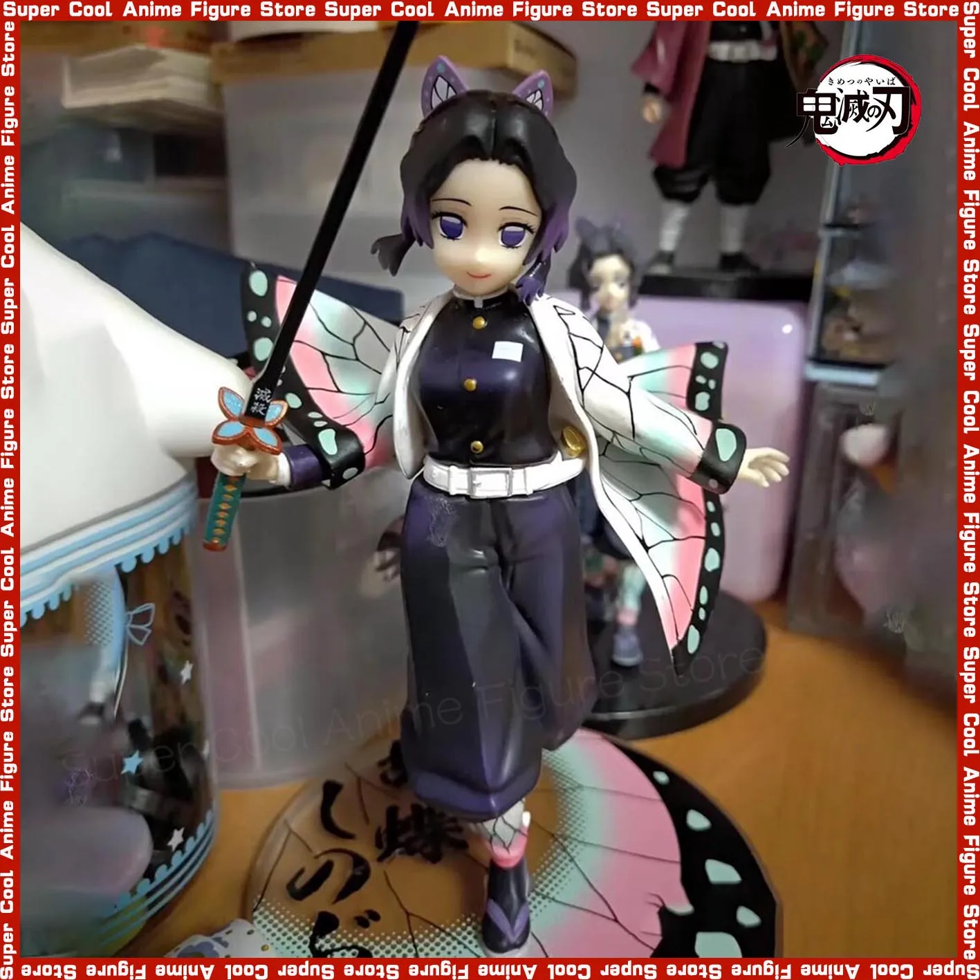 Demon Slayer Figure Kochou Shinobu Gk Anime Figures Kimetsu No Yaiba Figurine Statue Pvc Model Doll Decoration For Kids Gifts