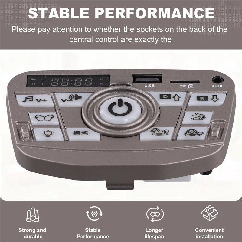 Best-YJ-ZK08-BT-12V Central Control Console Integrated Controller Motherboard For Children' S Electric Vehicle