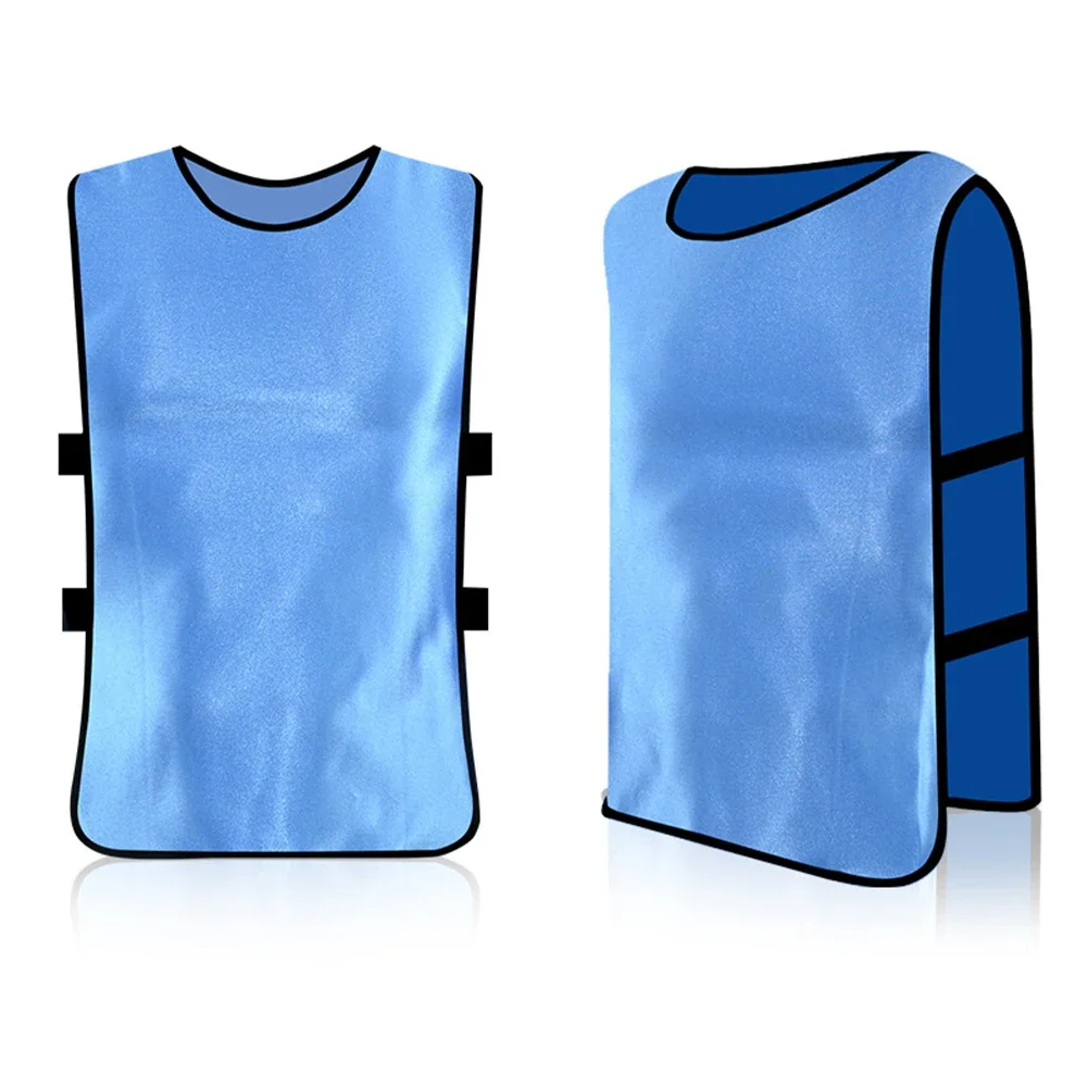 1pc Kid Sports Vests Training Numbered Bibs Practice Quick-Dry Basketball Football Rugby Team Jersey Polyeste