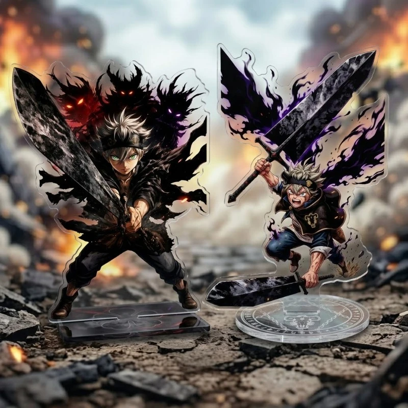 Standee de Asta Original, Llavero Colgante de Acrílico Hecho a Mano con Diseño de Anime y Dibujos Animados, Juguete de Regalo, Colección DIY de Anime y Dibujos Animados en Acrílico