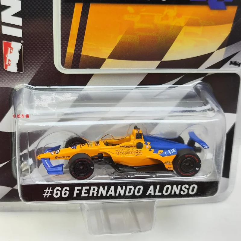 GREENLIGHT 1:64 INDYCAR #66 Fernando Alonso Simon  #2 Josef Newgarden Collection die-casting alloy trolley model ornaments GIFTS