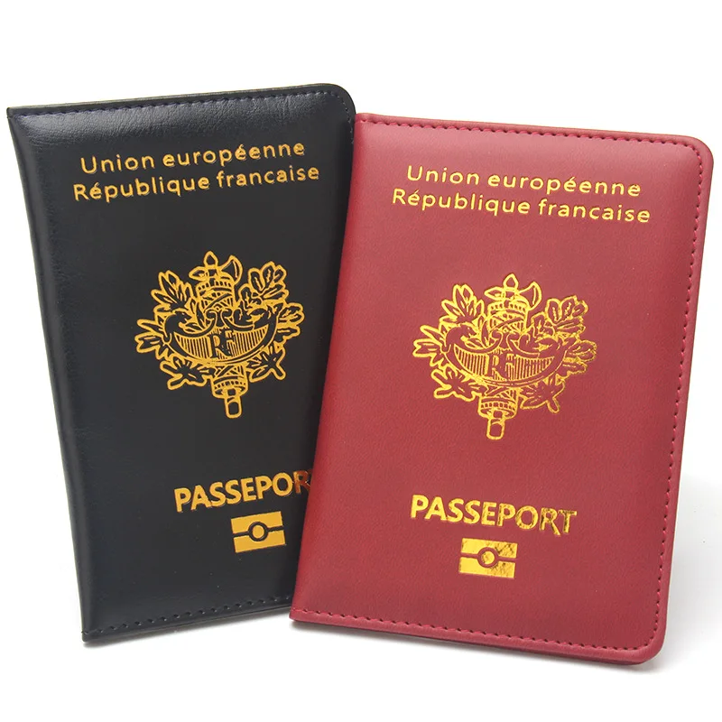 High End Leather Passport Holder Passport Protection Cover Passport Case Plane Ticket Holder Id Card Holder Travel Accessories view 2