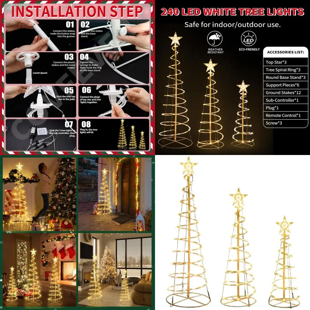 3-5FT Outdoor Chris… - image