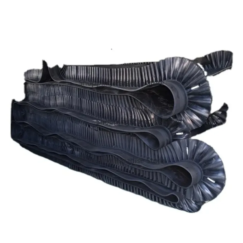 Large Angle Corrugated Edge Rubber Belt Conveyor for M-icro Conveyor Belt of Inkjet Coding Machine