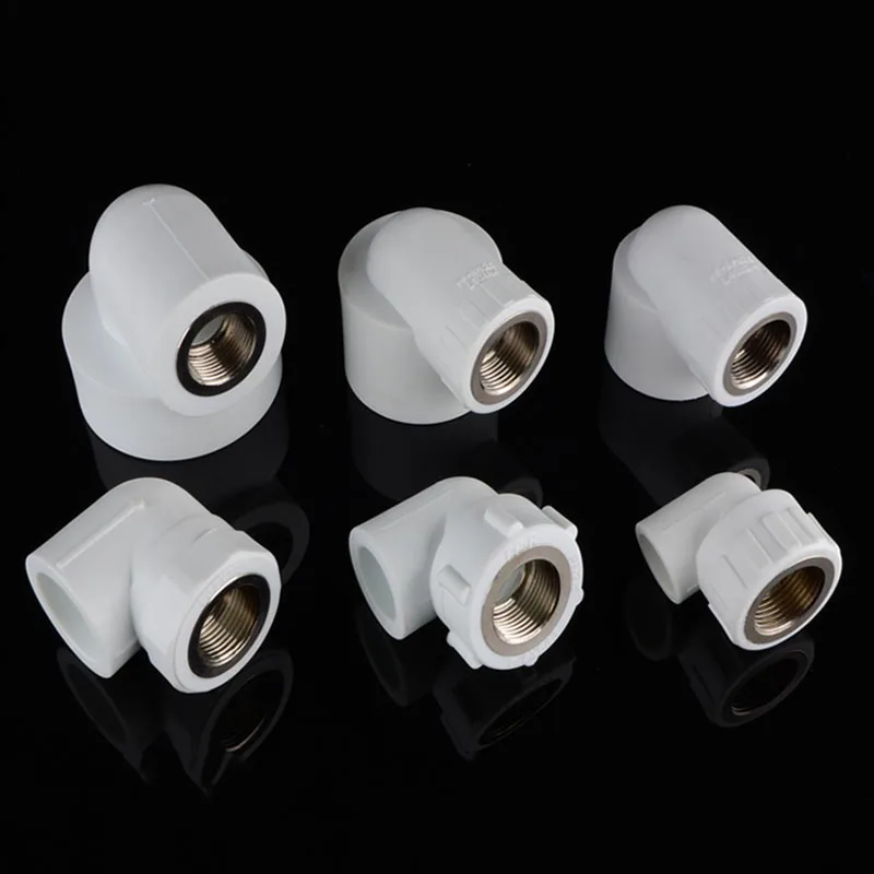 

50/63mm PPR Elbow Female Thread 1/2"3/4"1"1.2"1.5"2" Reducing Diameter Elbow Connector Water Pipe Fitting Adapter Accessories