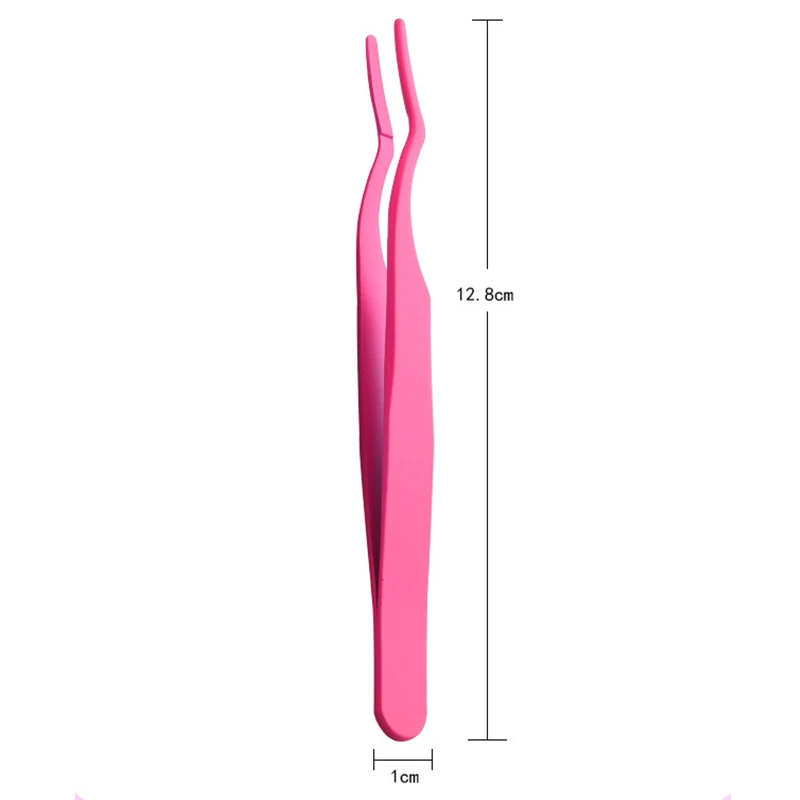 Eyelash Tweezers Lash Applicator Extension Supplies Makeup Tools Stainless Steel Eyebrow Eyelash Extension Tweezers Lash 2028