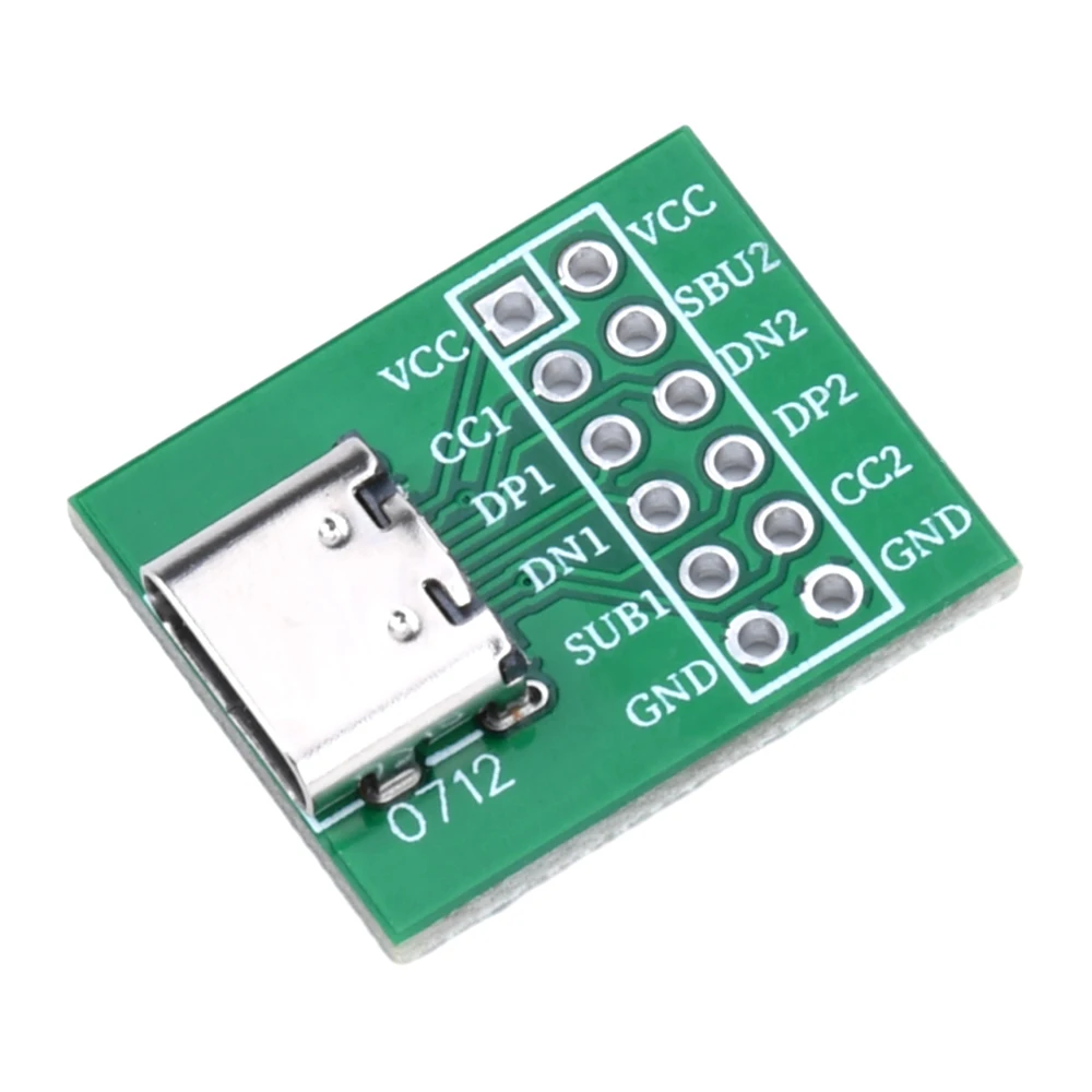 Type-C Interface Adapter Board Power Adaptor Module with Pin Header