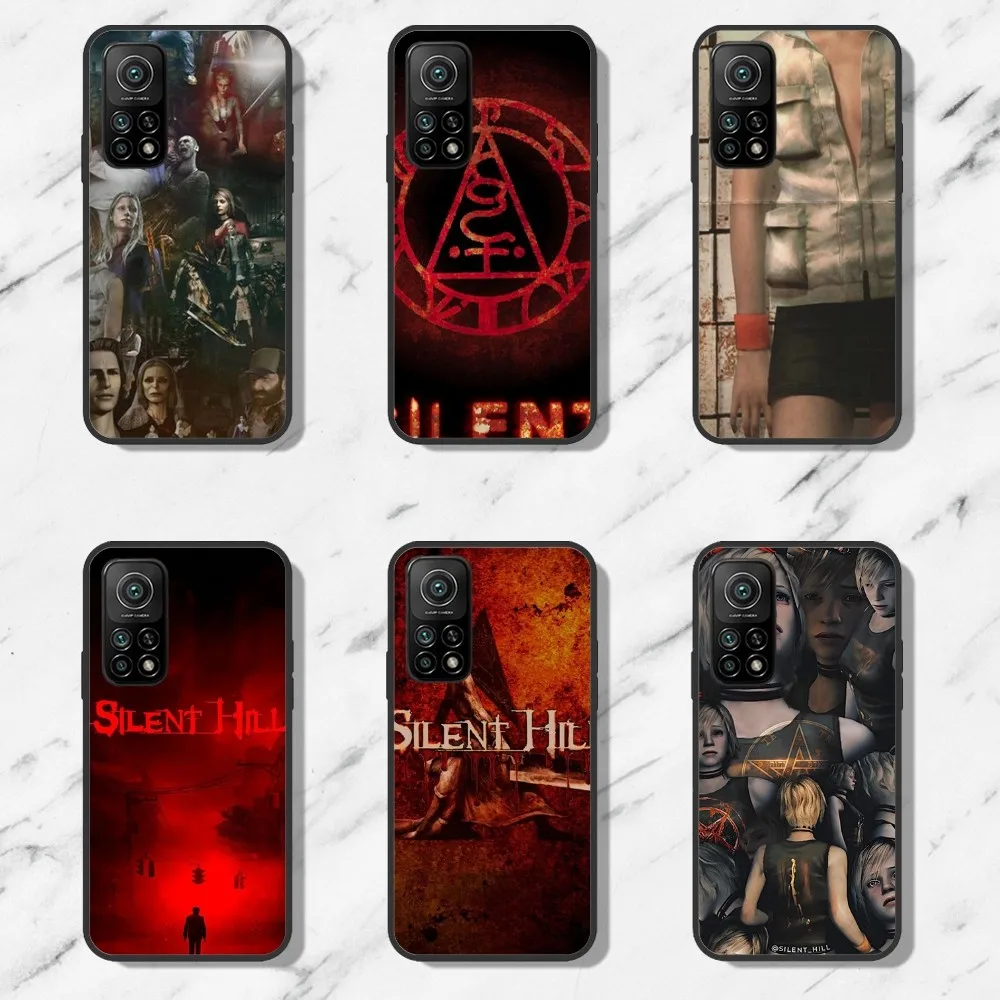 Horror Game S-Silent H-Hill Phone Case For Xiaomi 12U 12pro Redmi 6 6A 7 7A K40pro Note8 Note9 Black Shell