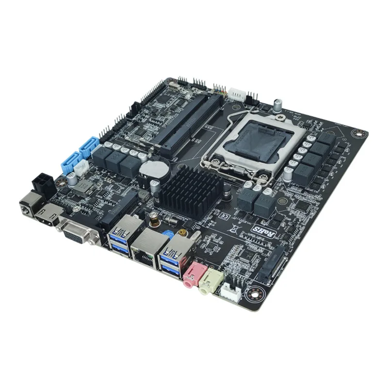 B250 ITX All-in-One Computer Motherboard Compatible with DDR3 New 1151 Socket i5 9400 Assembly High Cost-Effectiveness