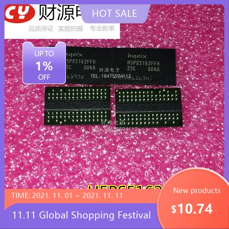 10pcs  H5PS5162FFR-25C H5PS5162FFR Motherboard video memory particle memory