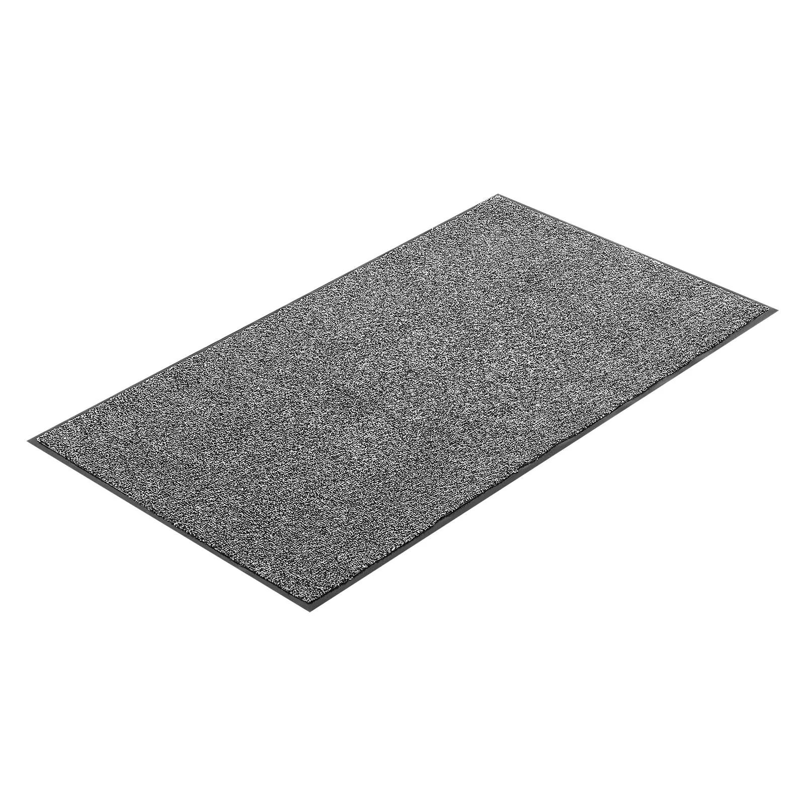 SucceBuy Front Door Mat 5 x 3ft Commercial Floor Mat Industrial Entrance Carpet with PVC Backing for Hallway Kitchen Garage Grey