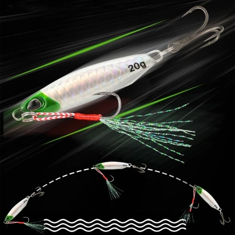 

Realistic Fish Imitations Sinking Lures with Double Hook Slow Sinking Swimbait