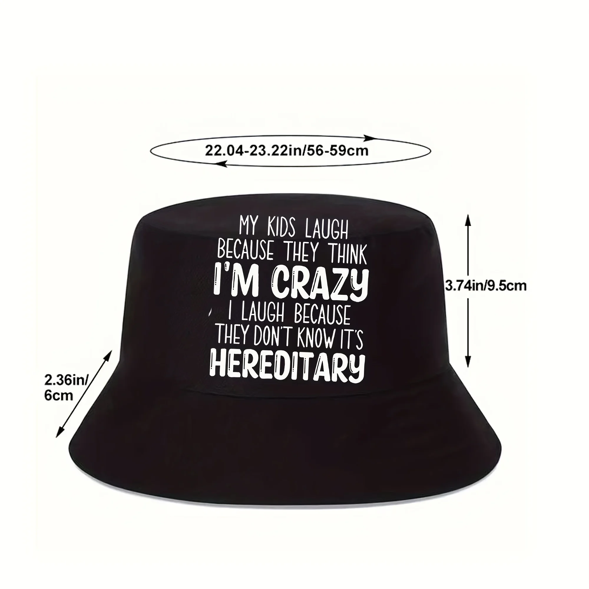 Eye Catching Text Themed Fisherman Hat, Make the Most Beautiful Guy on the StreetFashionable Text Fisherman Hat, Easy to Handle
