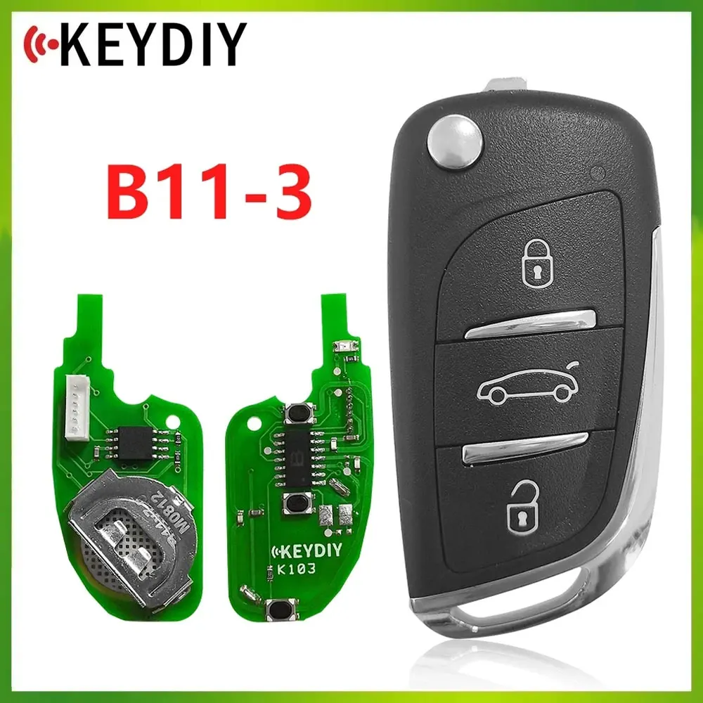 

KEYDIY B Series B11-3 3 Button Universal KD Remote Key For KD900/KD200/URG200 Key Programmer