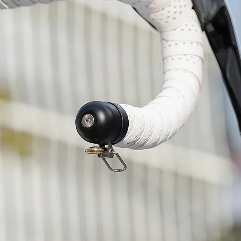 Lonceng Mini Sepeda, Lonceng Setang Sepeda Jalan Raya dari Alloy, Lonceng Berderit untuk Bersepeda, Lonceng Peringatan Desibel Tinggi untuk Bersepeda, Aksesoris Bersepeda