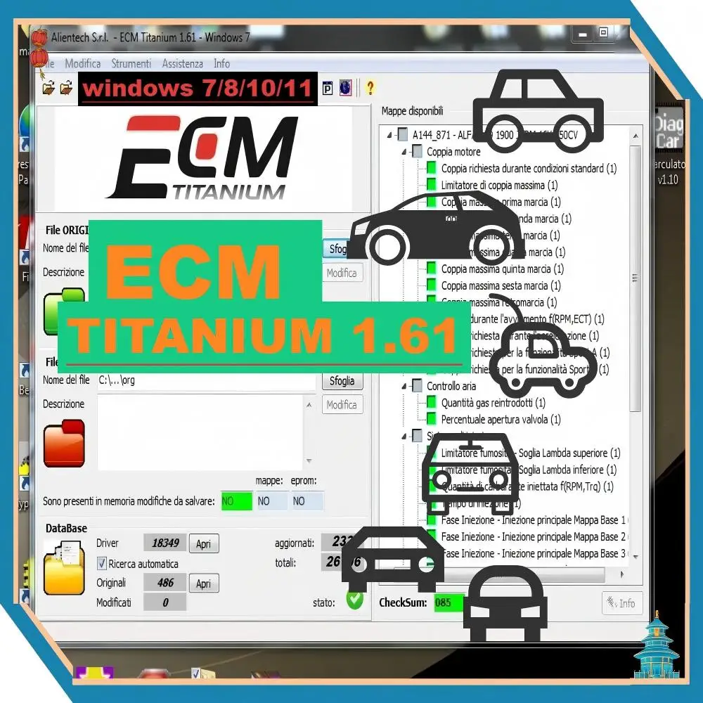 

Горячие автомобильные аксессуары 2025 года ECM TITANIUM 1,61 с 26000 + драйвером ECM 18259+ Драйверы для электронного инструмента Отправить ссылку на окна 7/8/10