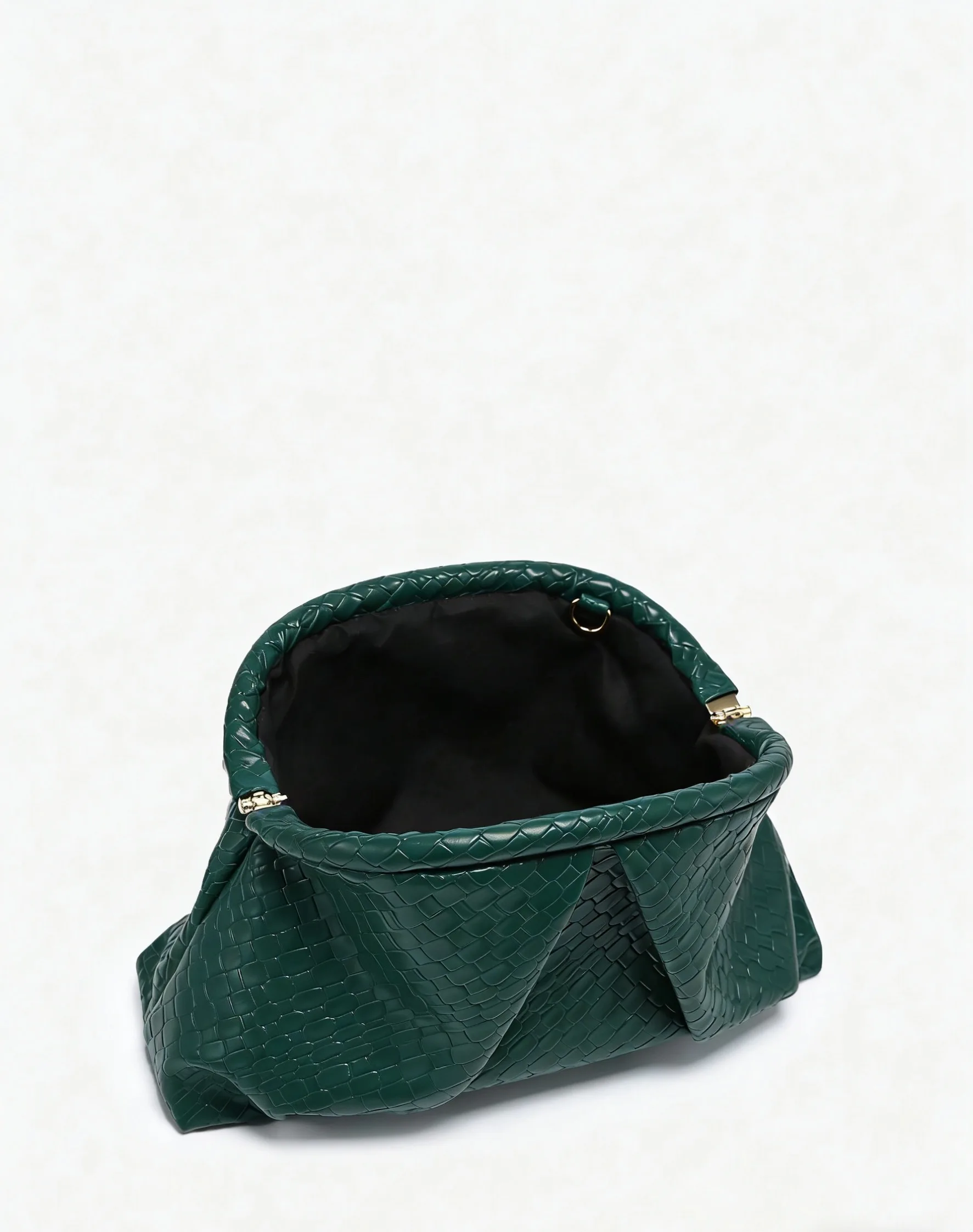 Neue, modische Handtasche mit Nieten und Falten für Damen, Clutch, Tasche mit Reißverschluss, modisch, lässig, schlicht, für den täglichen Gebrauch, für Abendpartys. – Detail 15