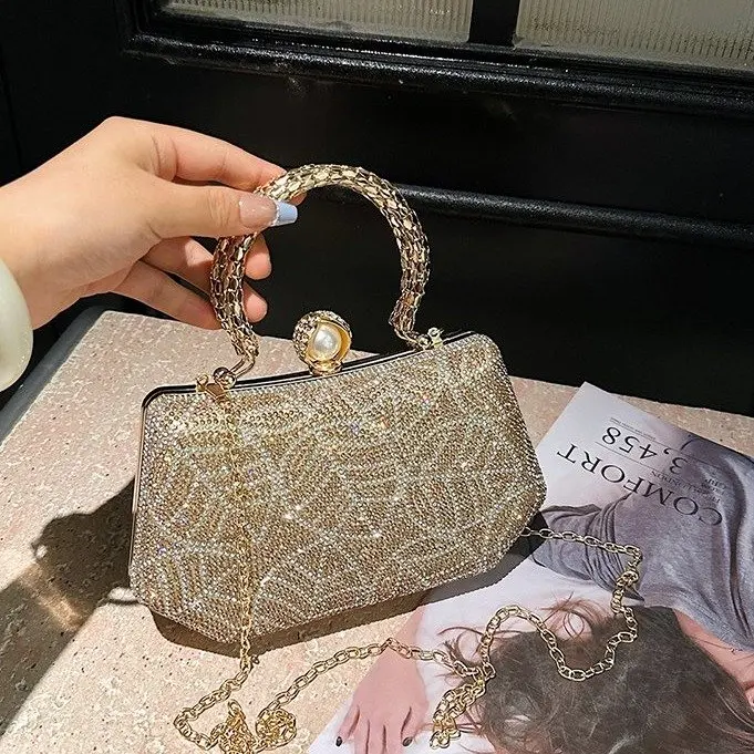 

2025 Autumn 395 New Shoulder Messenger Bag Handmade Beaded Small Square Bag New Chinese Retro Ethnic Style Women's Bag
