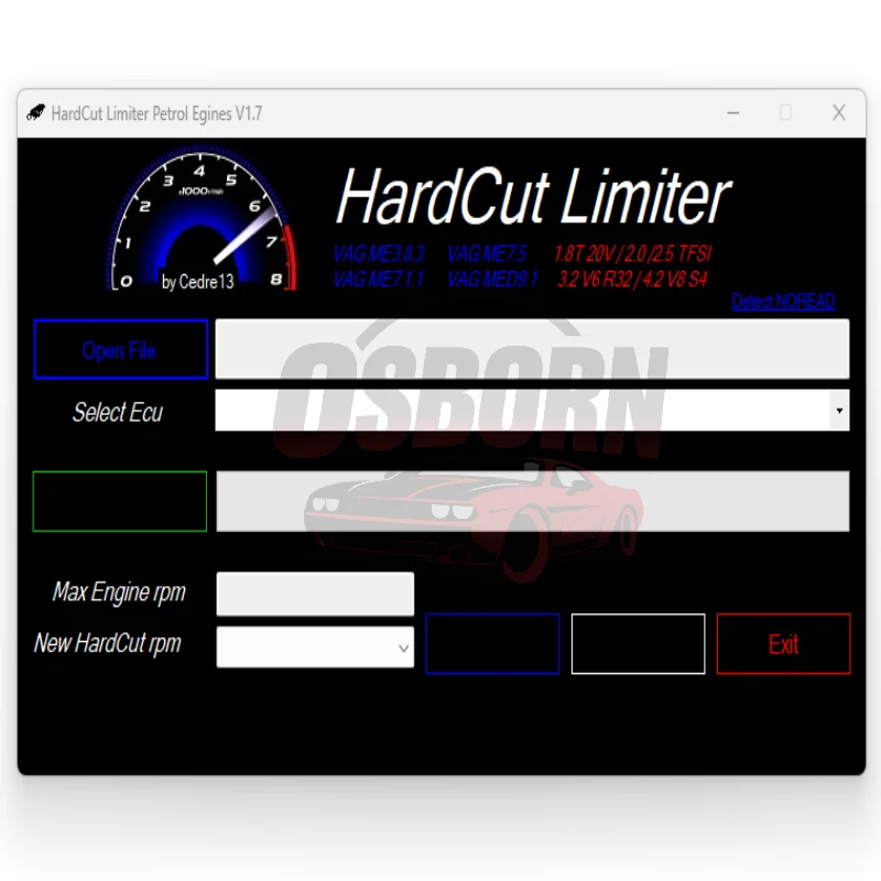 ECU-software PAKKET HardCut-begrenzer Diesel + benzinemotor UltraCuttr + Pop&Bang + HARDCUT VMAX + HotStartr + QLaunchr /6 IN 1