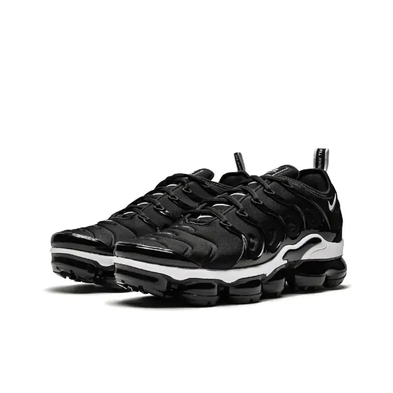 Nike Air Vapormax Plus TN Air Cushion Non-slip Men Women Running Shoes Men Black White Sneakers Nike 924453-001