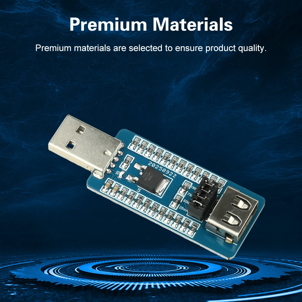 Charging Protection Module USB A Power Bank Virtual Load Anti-Shutdown Module with Switchable Output Current