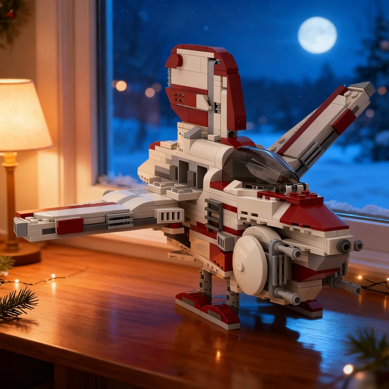 456pcs MOC Cygnus Spaceworks Gamma-class Courier Star Battle Model Building Blocks Christmas Gift Toy Assemble Craft Art 3D
