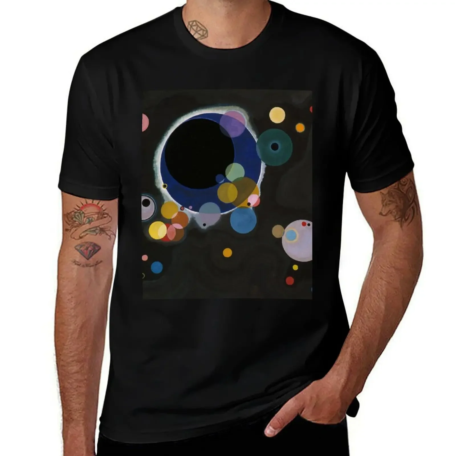 

Wassily Kandinsky, Several Circles T-Shirt graphics plus size clothes men t shirts high quality