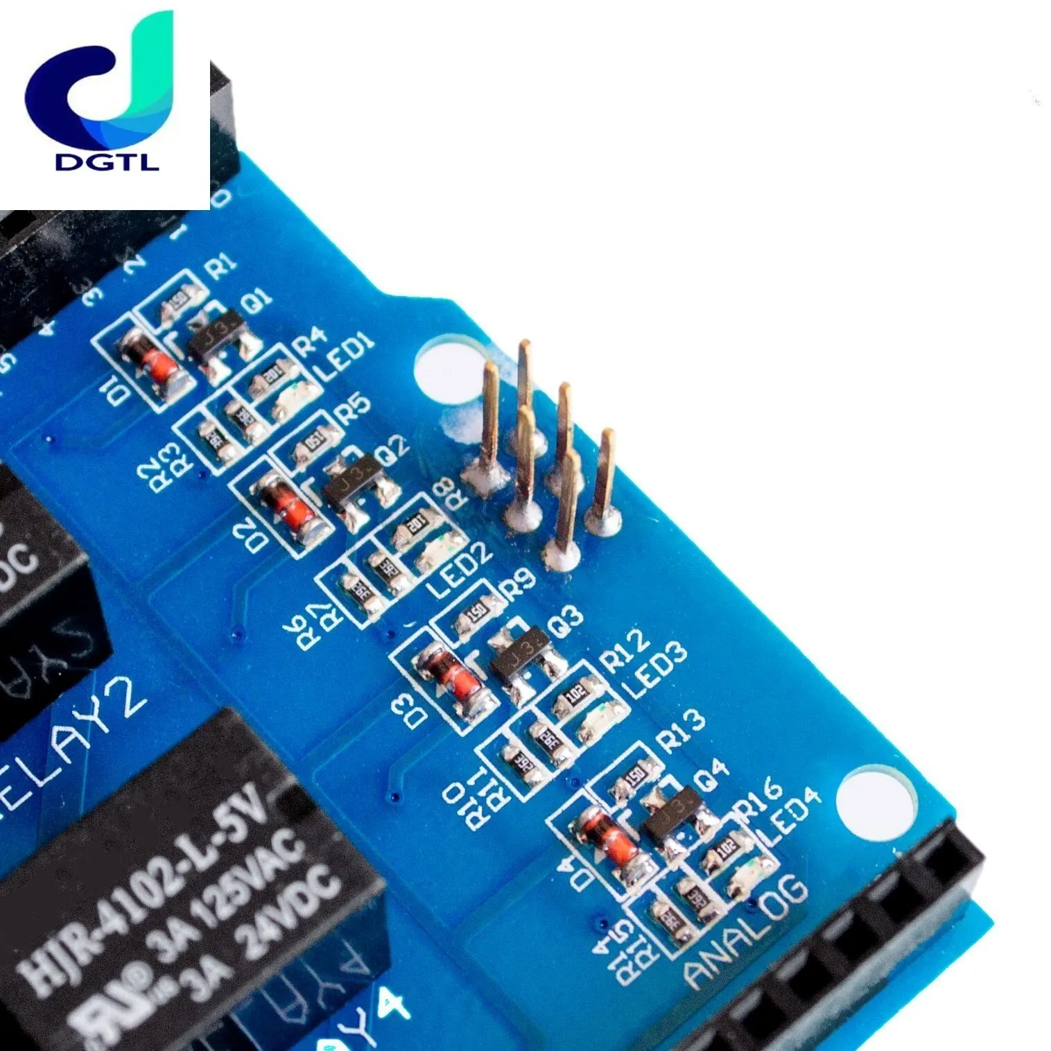 4 channel 5v relay shield module, Four channel relay control board relay expansion board for arduino For UNO R3 mega 2560