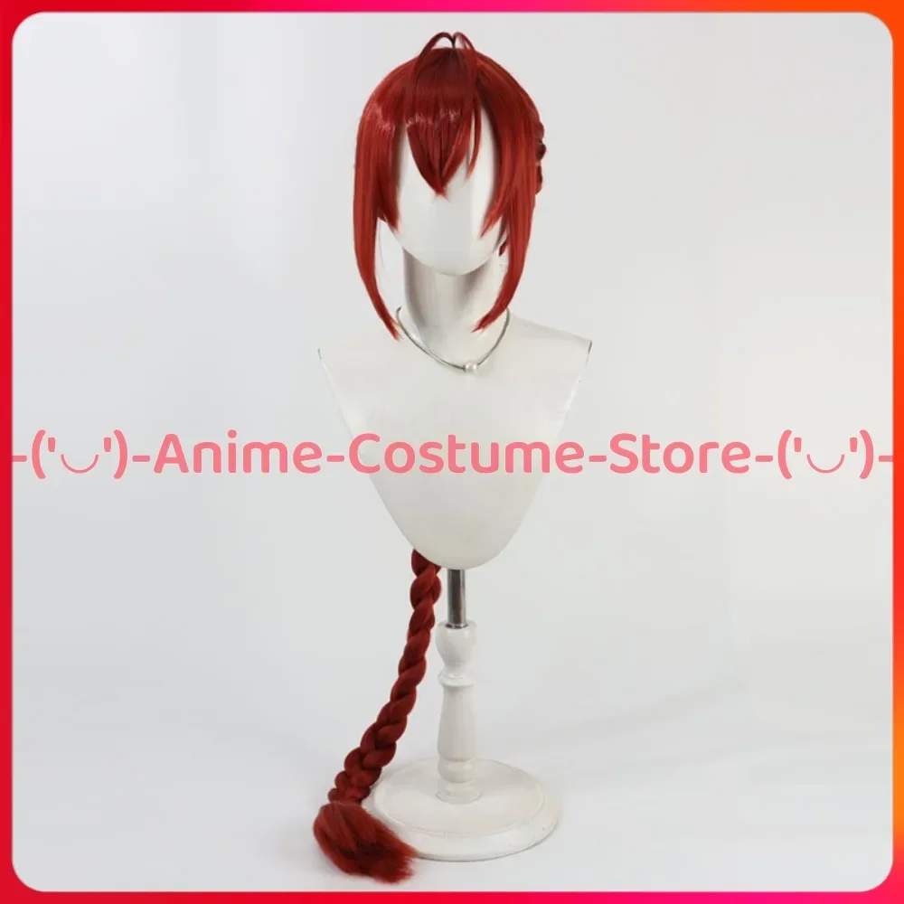 Twisted Wonderland Riddle Rosehearts Cosplay Pruik Vlecht Anime Game Karakter Halloween Carnaval Feestkostuum Pruiken Synthetisch haar