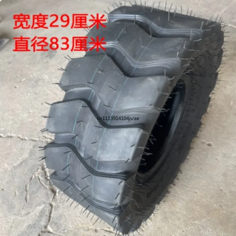Steel‑Wire Semi‑Solid Loader Tire Multiple Sizes 825 1200 10.5 46-16 20.5/70‑16  Heavy‑Duty Construction Rubber Tyre