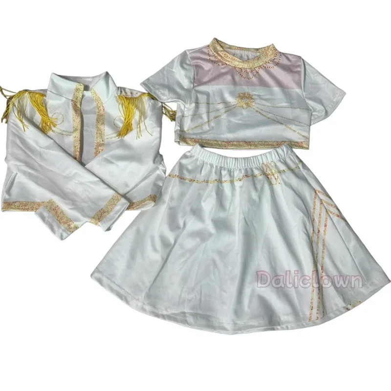 CyWhite negro dorado Huntrix cazadores de demonios K Mira Pop Zoey Rumi disfraz Cosplay niños vestido de fiesta de cumpleaños niñas disfraz de Halloween