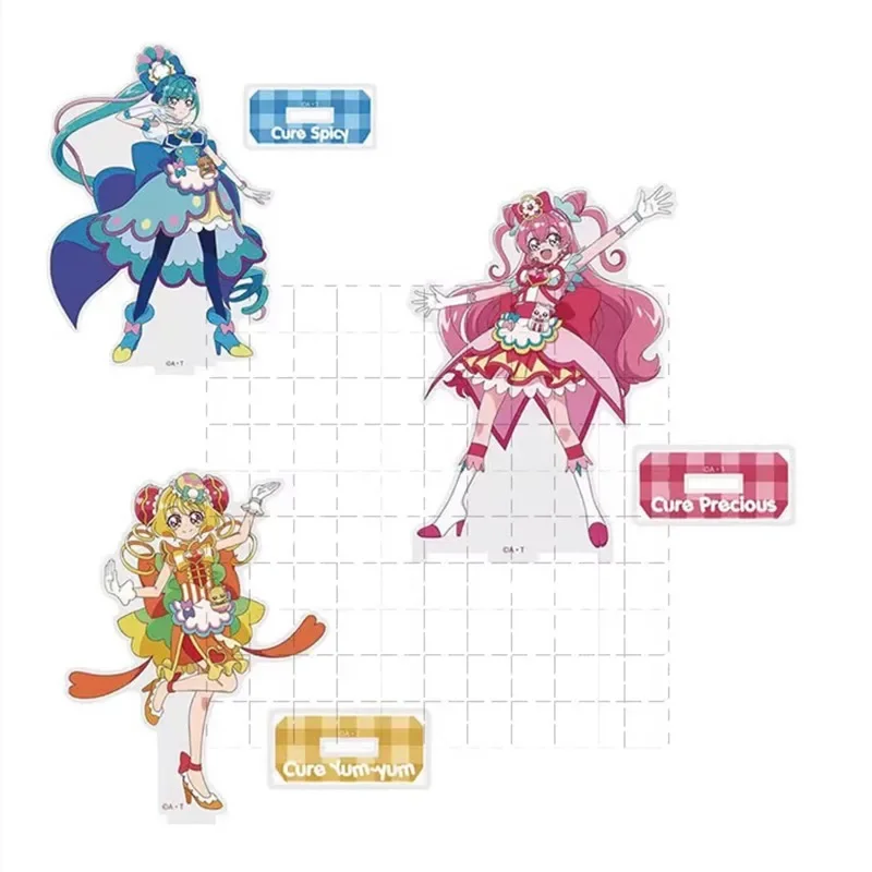 Anime Precure Pretty Cure Acrylic Stand Doll Cure Precious Spicy Yum-yum Figure Model Plate Cosplay Toy for Gift