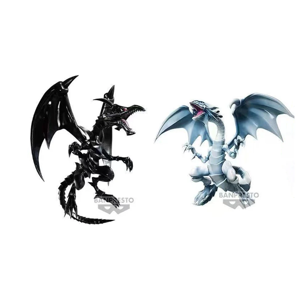 

Bandai BANPRESTO Action Figures Yu-Gi-Oh! Duel Monsters Blue Eyes White Dragon Red Eyes Black Dragon Model Toy