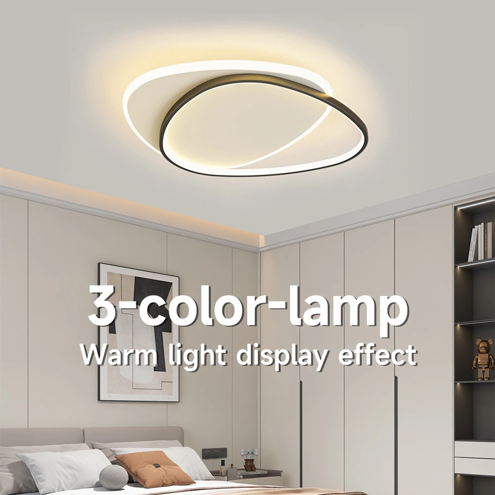 

Modern Nordic Creative Ceiling Light Color Blocked LED Light, 3-color Light, Living Room Dining Room Home Lighting Pendant Light